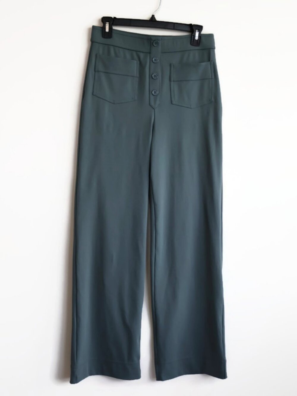 Halara Highrise Pants, Green, Size M, Wide leg